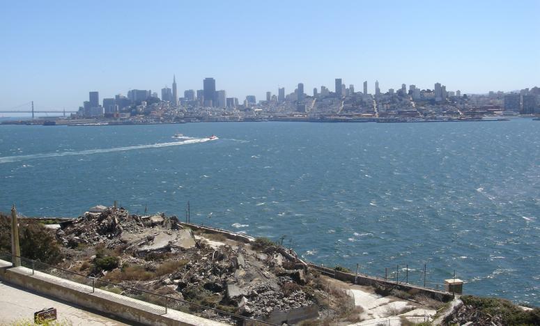 View of San Francisco form Alcatraz Island