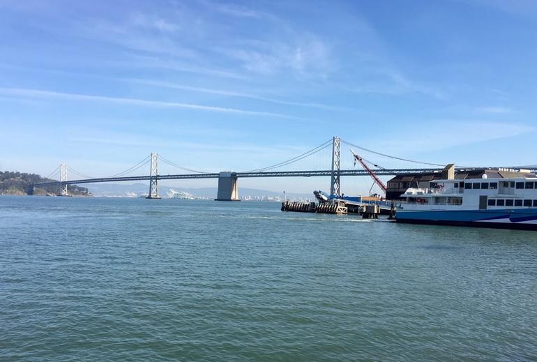 San Francisco Ferry Building Bay Bridge