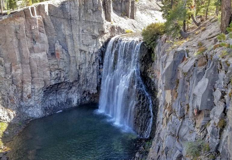 Rainbow Falls Mammoth Lakes California