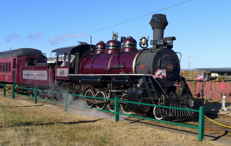 train trips in northern california