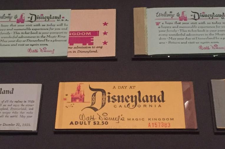 Disneyland Tickets over the years