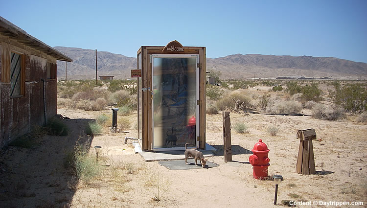 Glass Outhouse 29 Palms Day Trip
