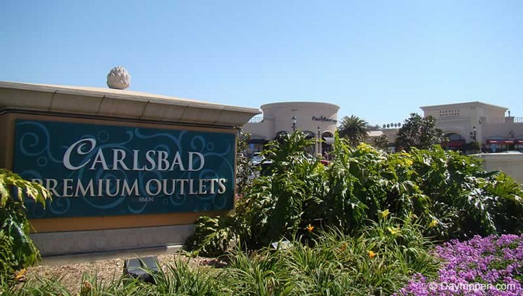 Carlsbad Outlet Mall Shopping Day Trip Anjacent to Flower Fields