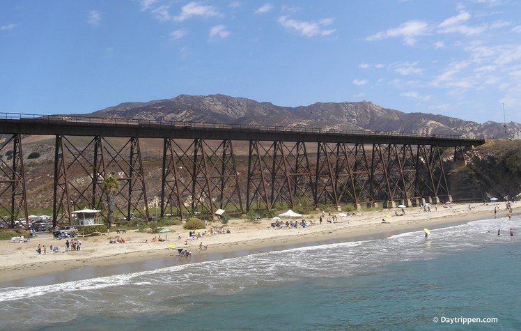 Gaviota State Park Beach Train Trestle