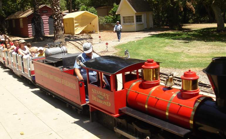 Griffith Park & Southern Railroad Kids Day Trip