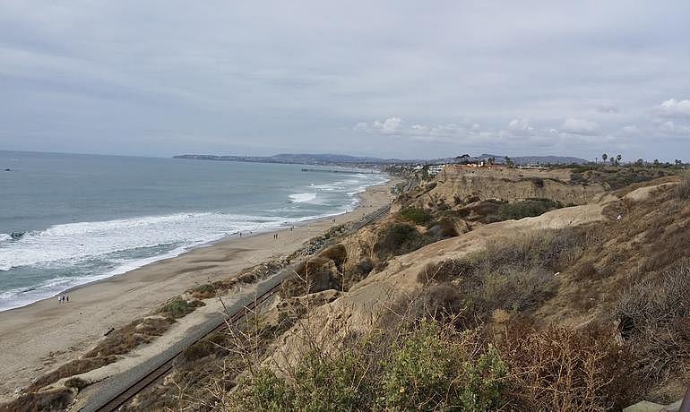View from San Clemente State Beach Campground