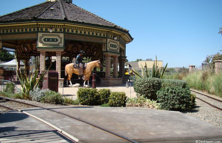 Kids area with rides