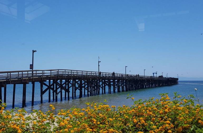 View from the Beachside Bar-Cafe Goleta