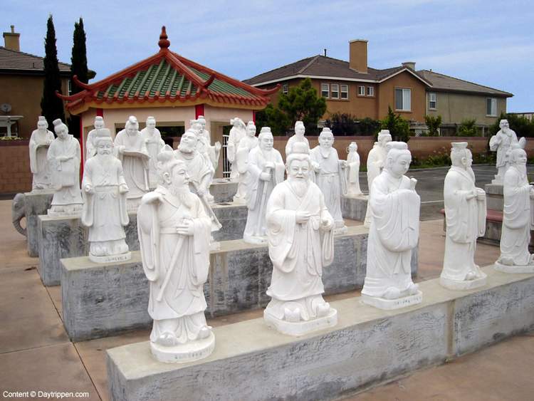 Cultural Court Statues Little Saigon Westminster California