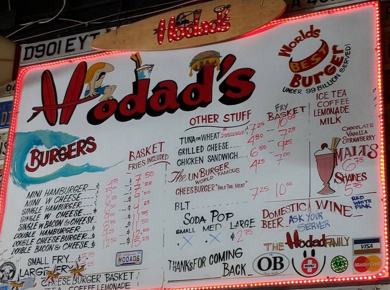 Hodad Burgers Ocean Beach San Diego