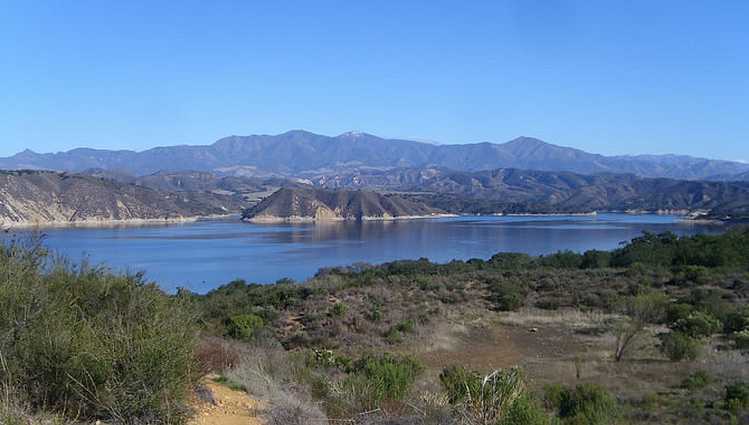 Sunset At Cachuma Lake, Santa Ynez Valley, Santa Barbara County