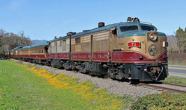 Gita di un giorno con il treno del vino della Napa Valley a San Francisco