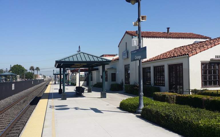 Orange train station