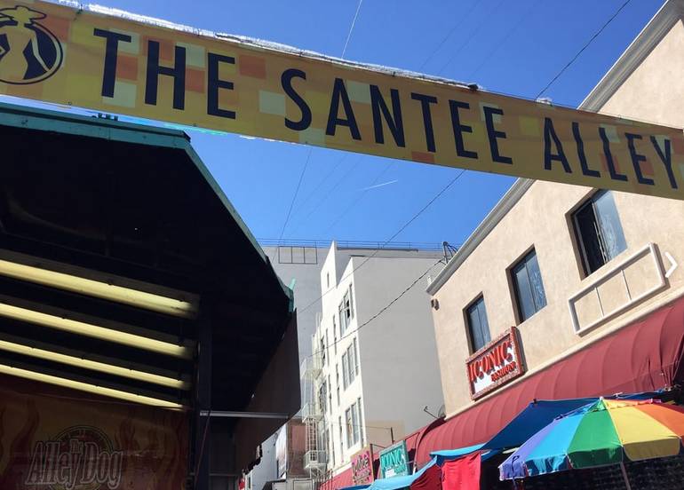 Santee Alley in LA Fashion District