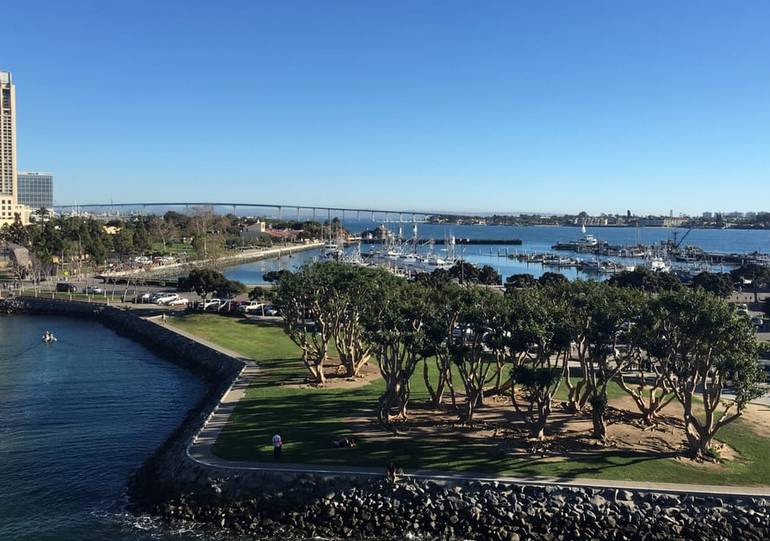 View from the USS Midway