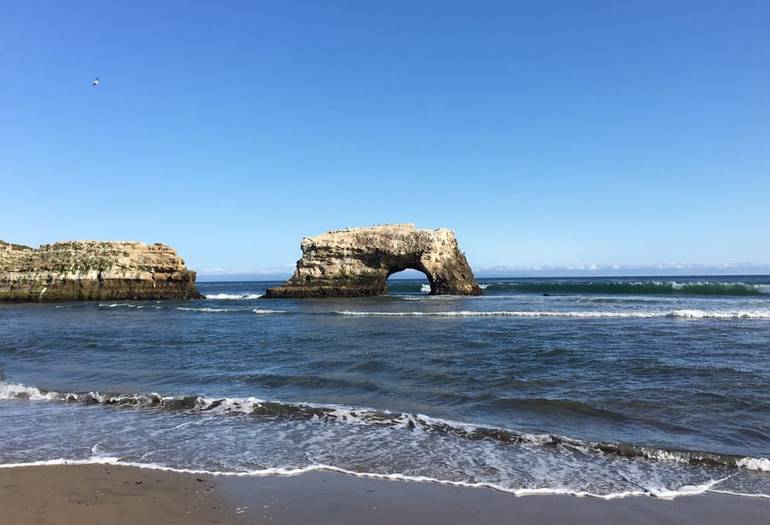 Natural Bridges State Beach Day Trip a Perfect Place for Families