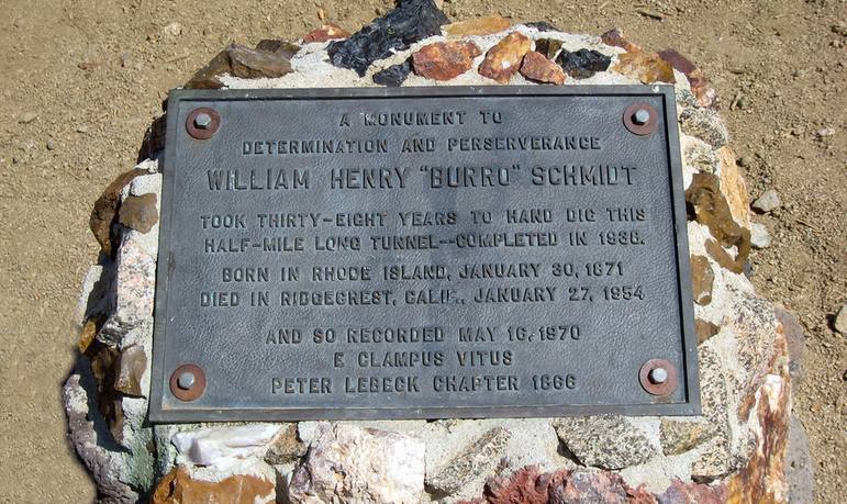 Burro Schmidt Plaque