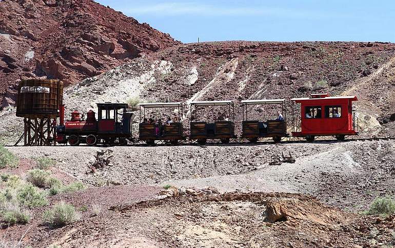 calico ghost town train