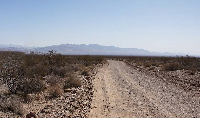 Titus Canyon Road into Death Valley