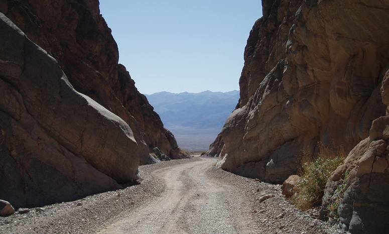 West Entrance Titus Canyon Death Valley