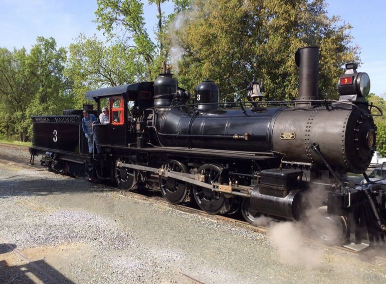 Jamestown 1897 State Historic Park Steam Train