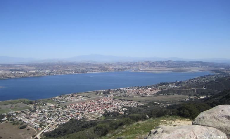 View of Lake Elisnore from Lookout Roadhouse