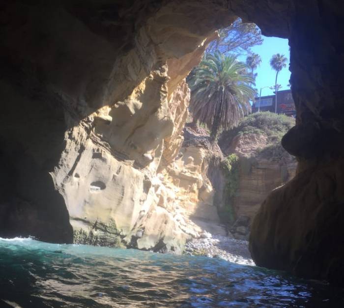 Inside Sea Cave