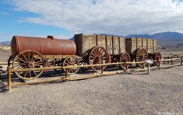 20-mule team wagon Death Valley.