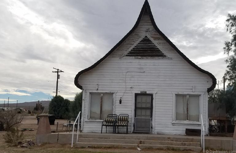 Ski Lodge Roof House Daggett California