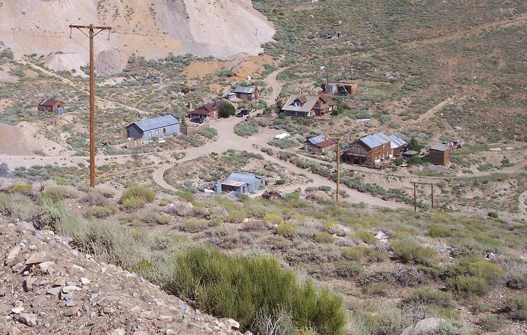 Cerro Gordo Ghost Town Owens Valley