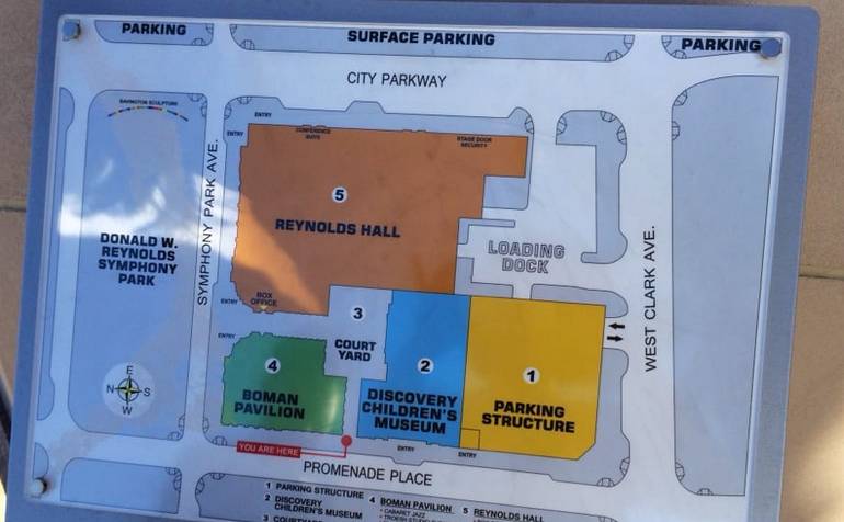 Discovery Children’s Museum Las Vegas Map