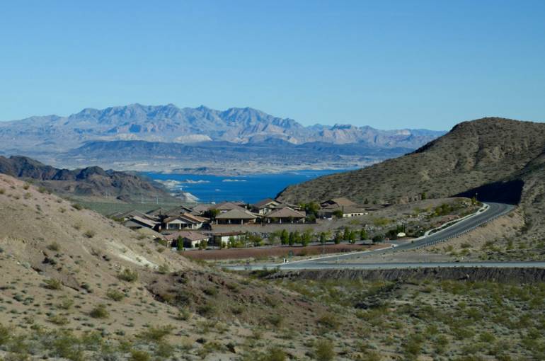 View of Lake mead from Boulder City
