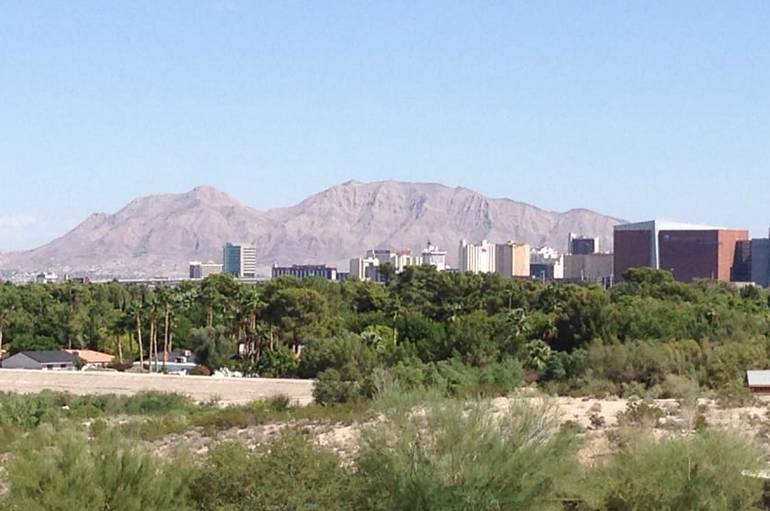 View of Las Vegas Strip from Springs Preserve
