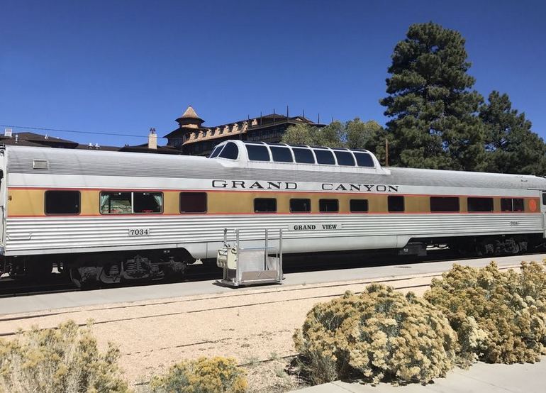 grand canyon trip train