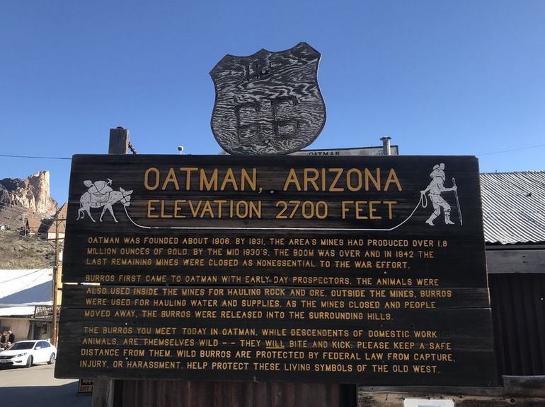 Oatman Arizona History