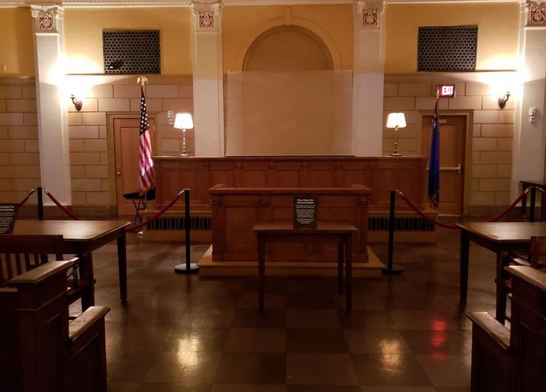 Mob Museum Courtroom