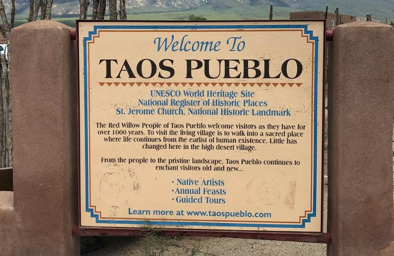 Welcome to Taos Pueblo