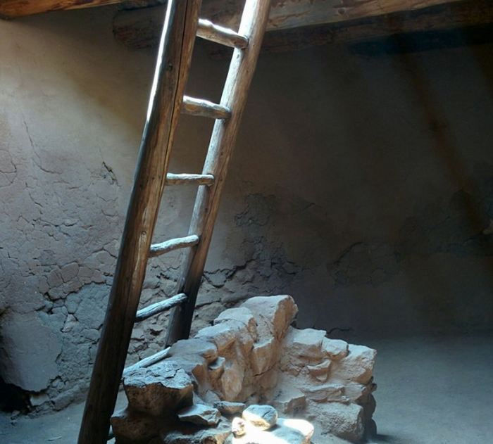 Ladder Inside Kiva