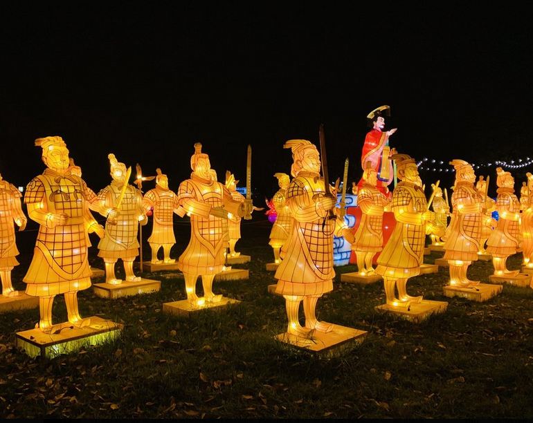 Chinese Warriors Lanterns