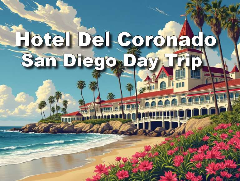 Day Trip To Hotel Del Coronado, San Diego, California