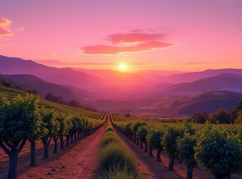 Ojai Valley Pink Sunset