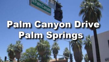 Palm Canyon Drive Downtown Palm Springs