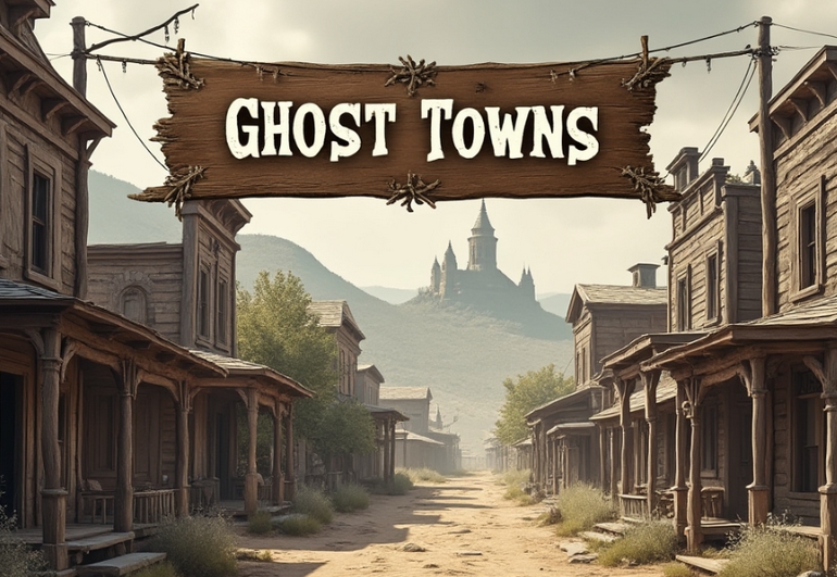 Ghost Towns: California, Nevada, and Arizona 