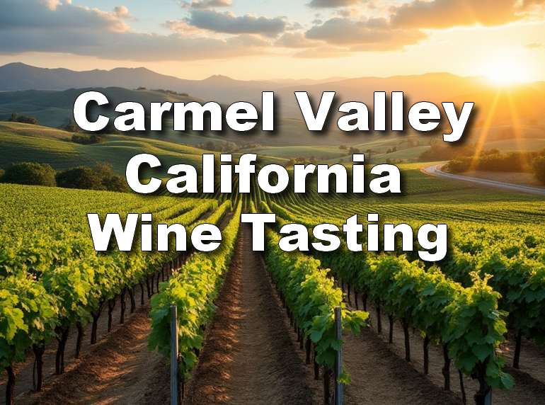 Carmel Valley, California Wine Tasting